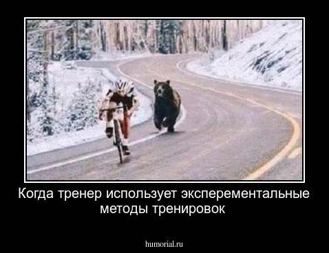 Когда тренер использует эксперементальные методы тренировок