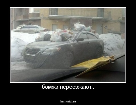 бомжи переезжают..