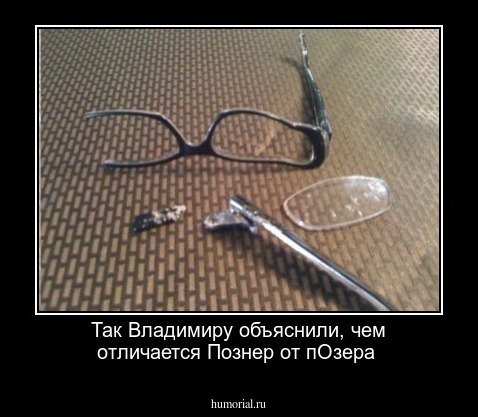 Так Владимиру объяснили, чем отличается Познер от пОзера 