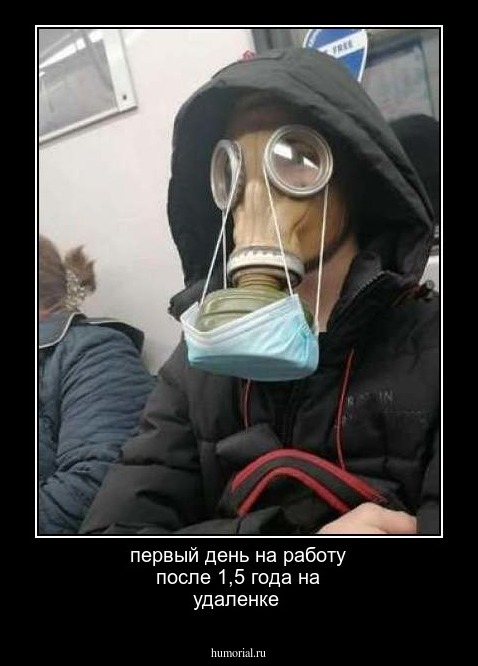 первый день на работу после 1,5 года на удаленке
