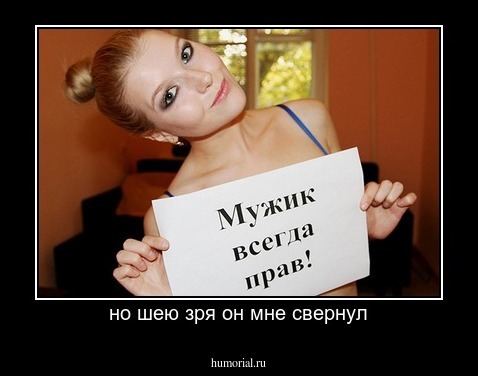 но шею зря он мне свернул
