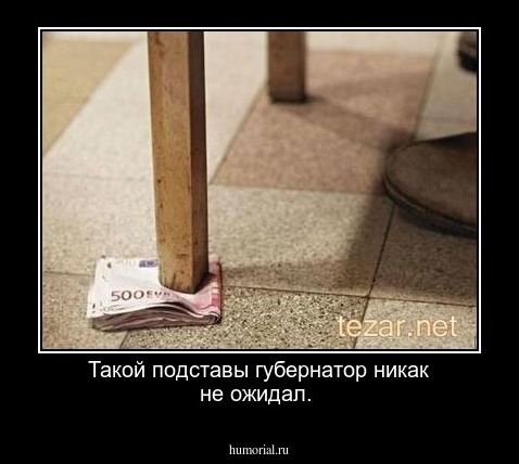 Такой подставы губернатор никак не ожидал.
