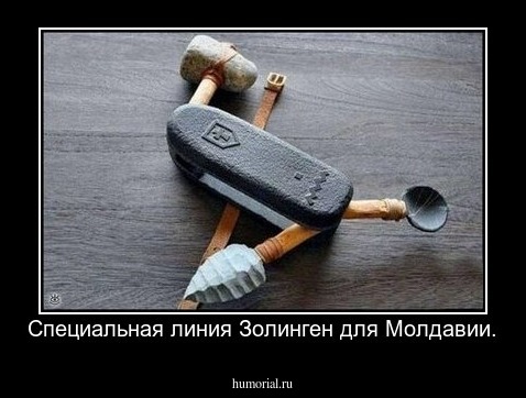 Специальная линия Золинген для Молдавии.