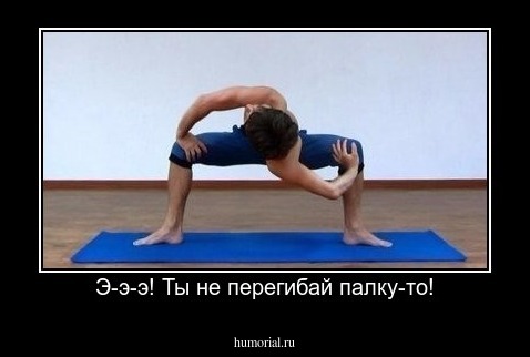 Э-э-э! Ты не перегибай палку-то!