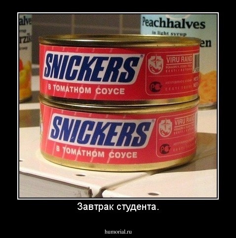Завтрак студента.