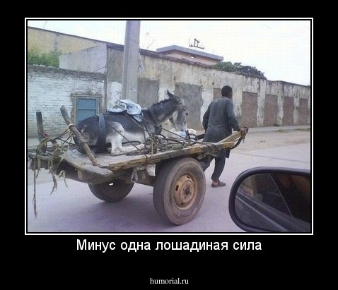 Минус одна лошадиная сила