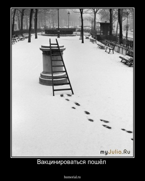 Вакцинироваться пошёл 
