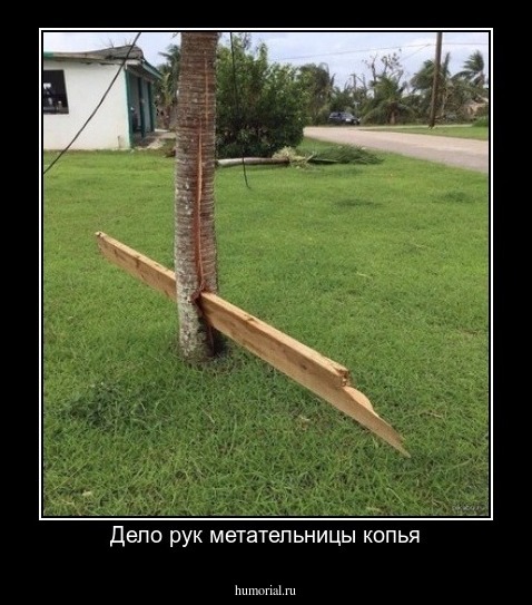 Дело рук метательницы копья