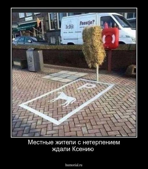 Местные жители с нетерпением ждали Ксению