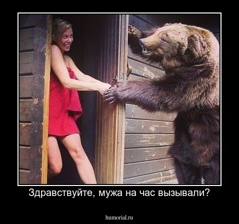 Здравствуйте, мужа на час вызывали?