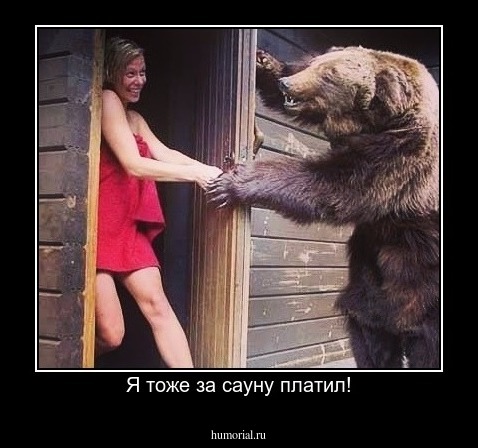 Я тоже за сауну платил!