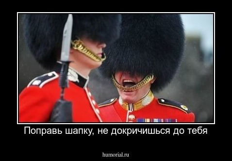 Поправь шапку, не докричишься до тебя