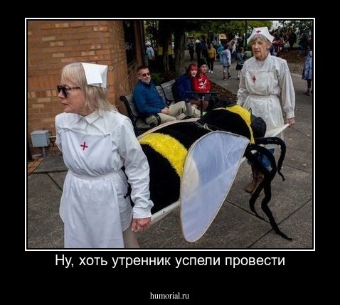 Ну, хоть утренник успели провести