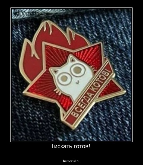 Тискать готов! 