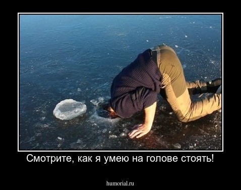 Смотрите, как я умею на голове стоять!