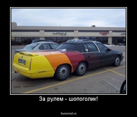 За рулем - шопоголик!