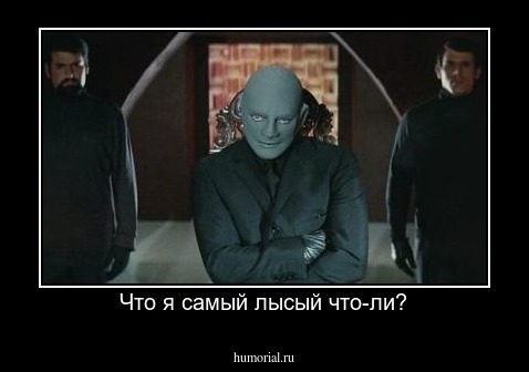 Что я самый лысый что-ли?