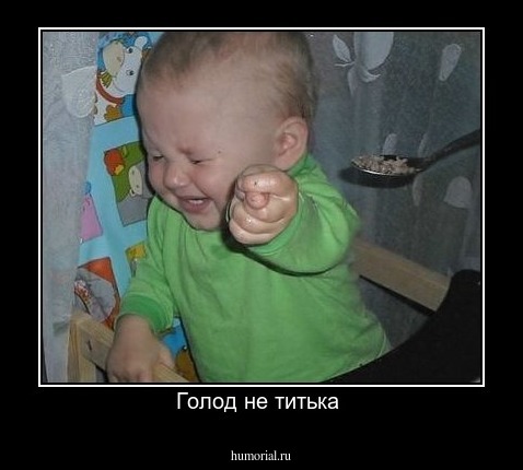Голод не титька 