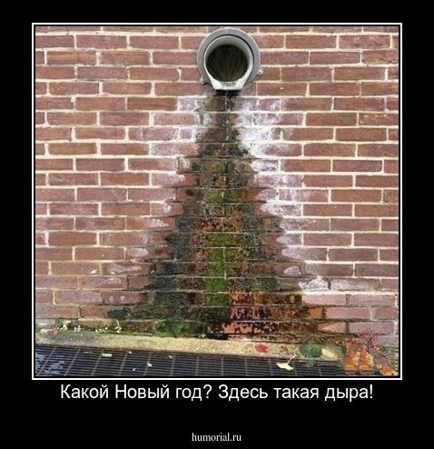 Какой Новый год? Здесь такая дыра!