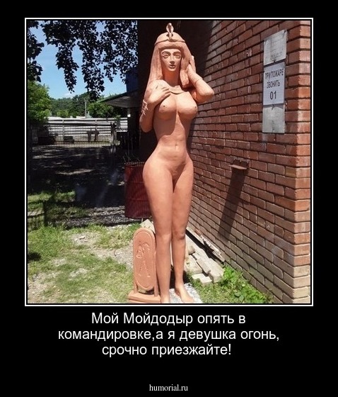 Мой Мойдодыр опять в командировке,а я девушка огонь, срочно приезжайте!