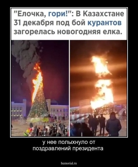у нее полыхнуло от поздравлений президента