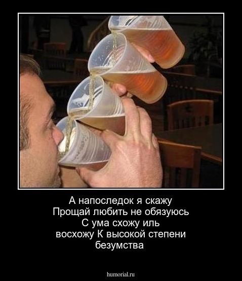 А напоследок я скажу
Прощай любить не обязуюсь
С ума схожу иль восхожу
К высокой степени безумства