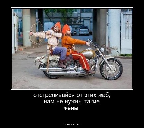 отстреливайся от этих жаб, нам не нужны такие жены