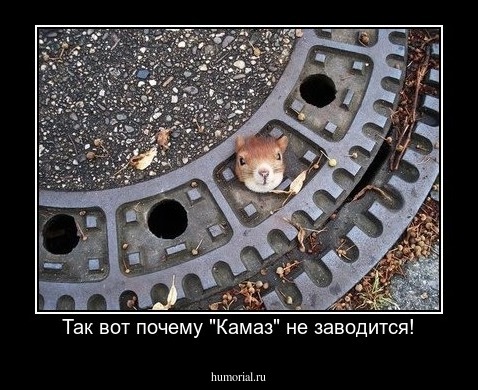 Так вот почему "Камаз" не заводится!