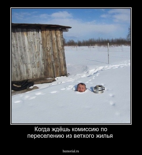 Когда ждёшь комиссию по переселению из ветхого жилья