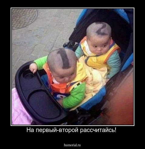 На первый-второй рассчитайсь! 