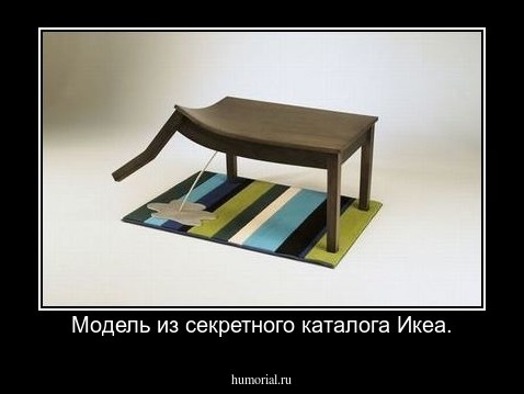 Модель из секретного каталога Икеа.