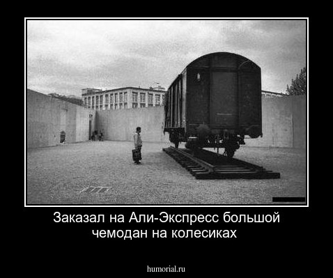 Заказал на Али-Экспресс большой чемодан на колесиках
