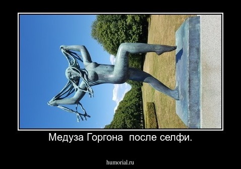 Медуза Горгона  после селфи.