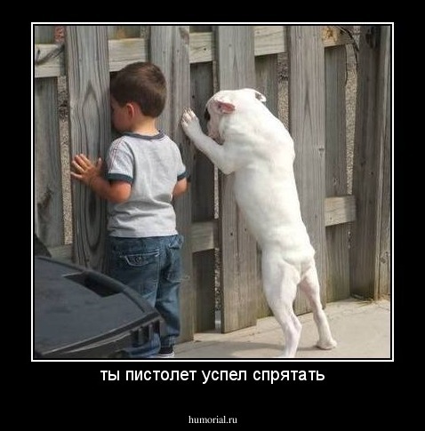ты пистолет успел спрятать