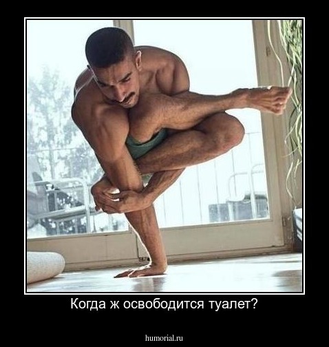 Когда ж освободится туалет?