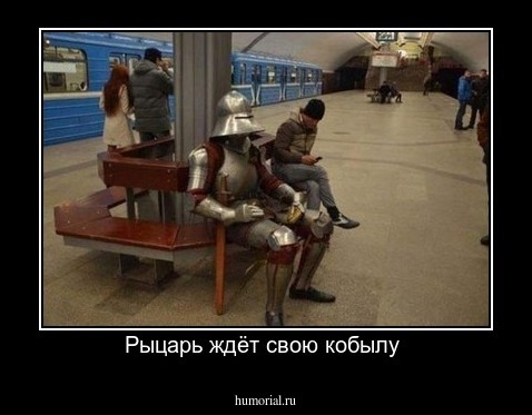 Рыцарь ждёт свою кобылу 