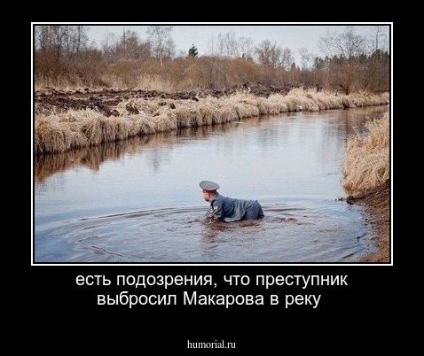 есть подозрения, что преступник выбросил Макарова в реку