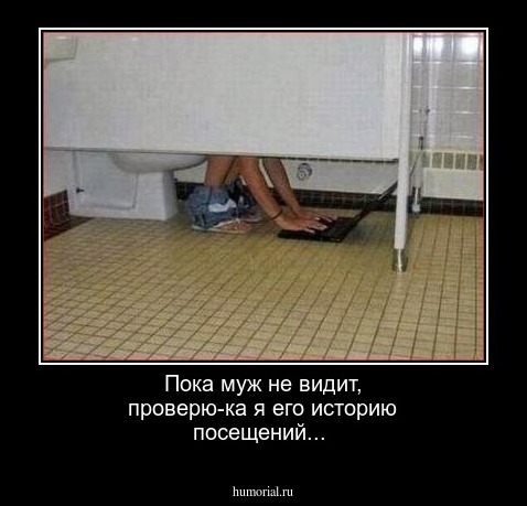 Пока муж не видит, проверю-ка я его историю посещений...