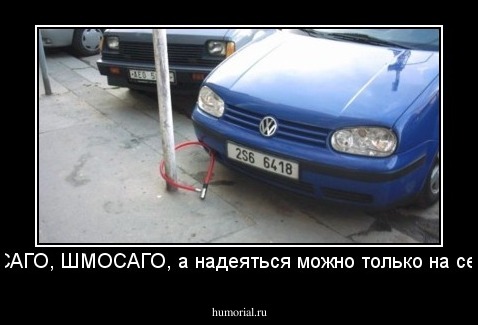 ОСАГО, ШМОСАГО, а надеяться можно только на себя