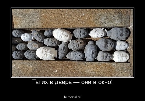 Ты их в дверь — они в окно!
