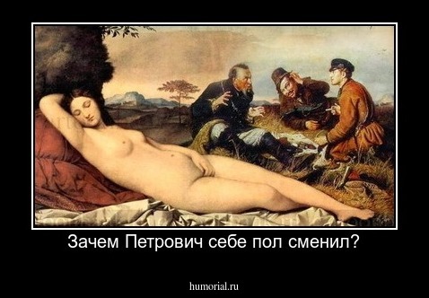 Зачем Петрович себе пол сменил?