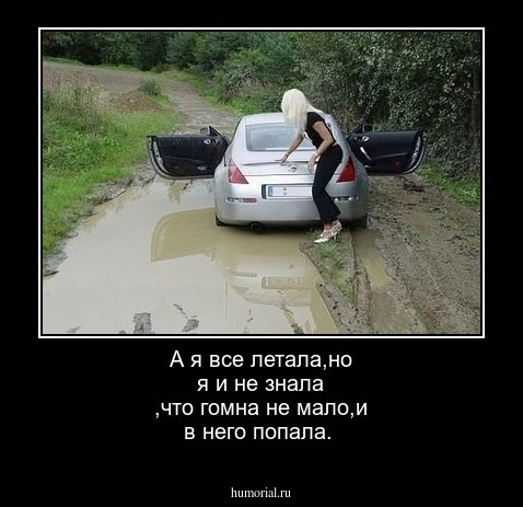 А я все летала,но я и не знала ,что гомна не мало,и в него попала.