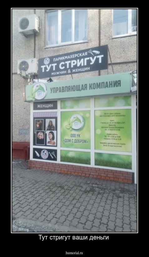 Тут стригут ваши деньги 