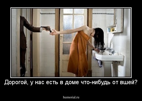 Дорогой, у нас есть в доме что-нибудь от вшей?
