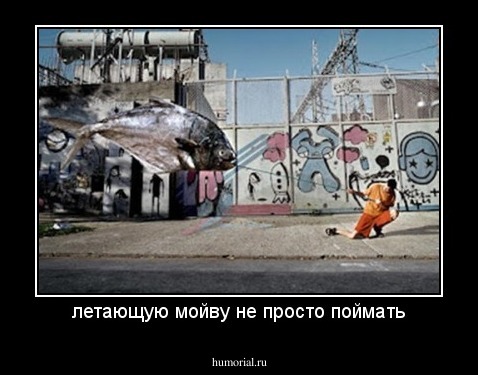 летающую мойву не просто поймать
