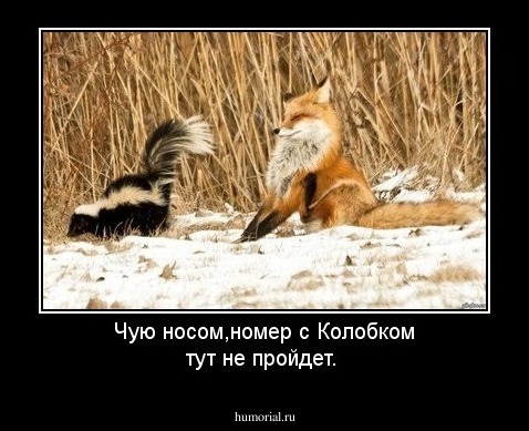 Чую носом,номер с Колобком тут не пройдет.