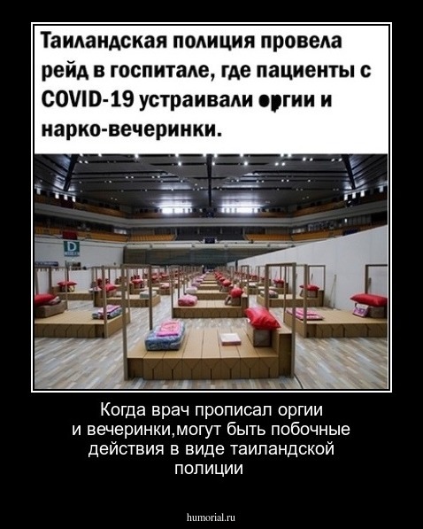 Когда врач прописал оргии и вечеринки,могут быть побочные действия в виде таиландской полиции 