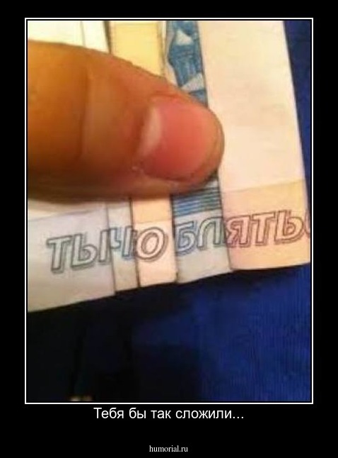 Тебя бы так сложили...