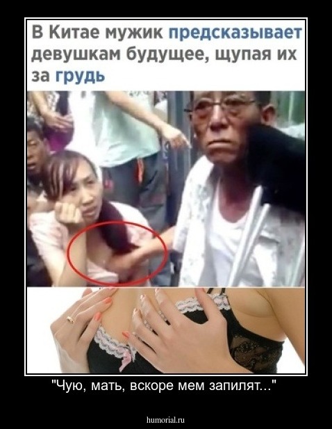 "Чую, мать, вскоре мем запилят..." 