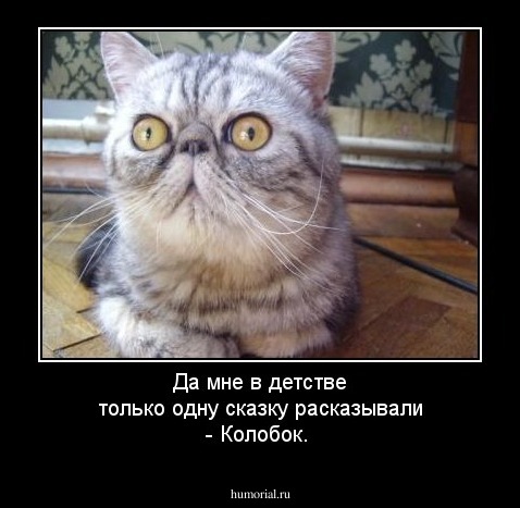 Да мне в детстве только одну сказку расказывали - Колобок.